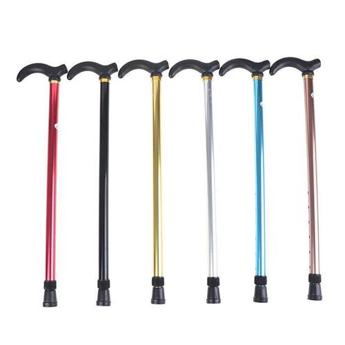 1PC 75-90cm Aluminum Alloy Adjusle Walking  2 Section Sle An