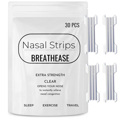 30/60PCS Nose Strips Extra Strength Nasal Strips Relief Stri