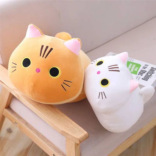 25cm Cute Soft Plush Cat Pillow Cushion Kawaii Stuffed Anima