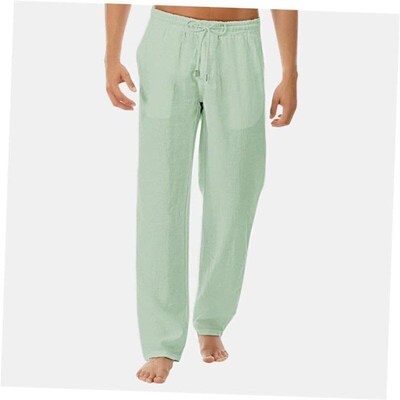 Clothes pants for men linen Trousers Mens Casual Summer man