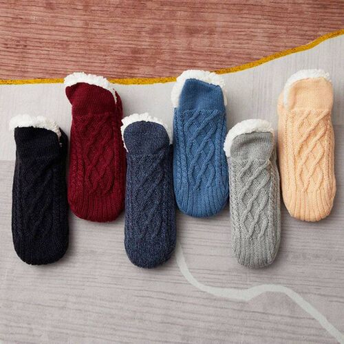 Thermal Mens Slipper Socks Winter Warm Short Cotton Thickene