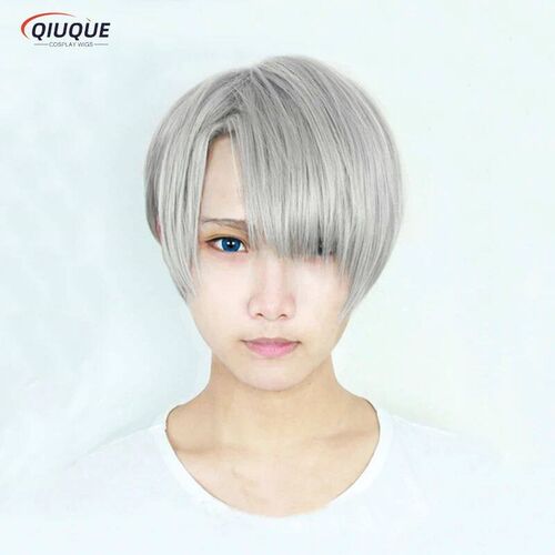YURI!!! on ICE Yuri On Ice Victor Nikiforov Short Gray