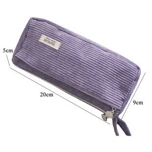 Corduroy Pencil Case Korean Stationery Pen Case Trousse Larg