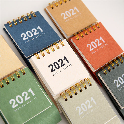 Small calendar small fresh student portable calendar Book Cr