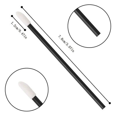 50Pcs Disposable Lip Brush Eyelash Makeups Microbrush Lash E