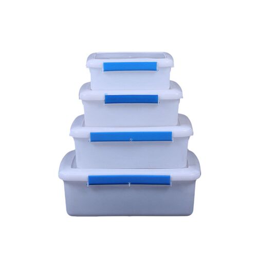 Plastic Foodgrade Transparent Storage Box Rectangular Takeou