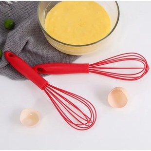Ini Manual Egg Beater 6 Inch Mini Silicone Mixer Cream Whisk