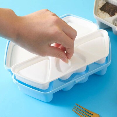 6 in 1 Onigiri Mold Triangle Sushi Mold Bento Box Sushi Maki