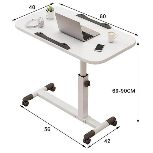 Foldable Standing Desk with Wheels 27.2-35.4  Height Adjusta