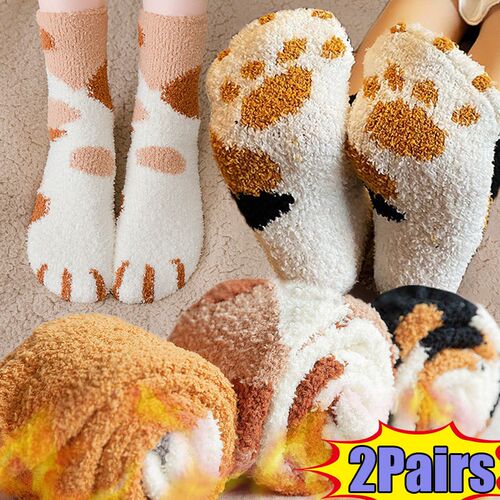 Winter Lamb Kawaii Cartoon Socks for Women Cute 3d Dog Cat P