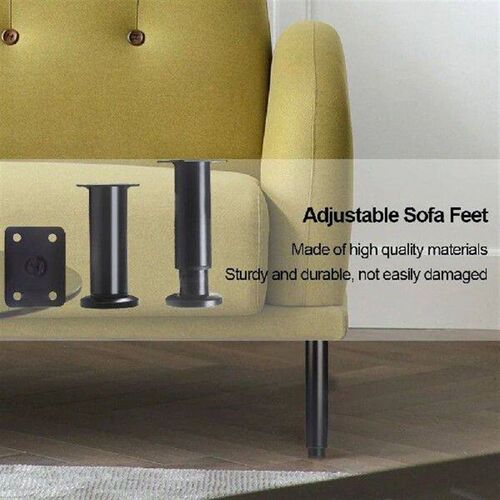 80-420mm Round Furniture Feet with Screws Height Adjustable