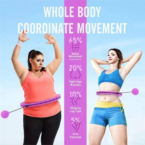 Adjustable Infinity Fitness Hula Circle Hoops Exercise Circl