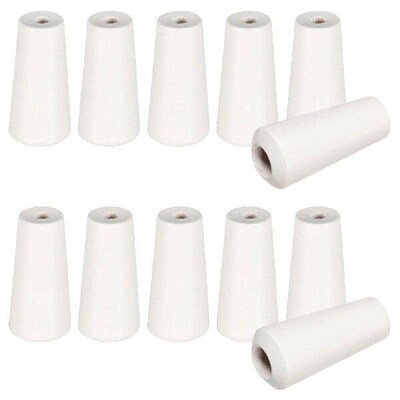 12 Pcs Roller Pendant Window Shutters Pull Ends Wooden Cord