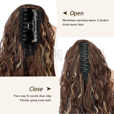 Xuchang Wig Clip tail Water-war Wool Long Curly Hair Floatin