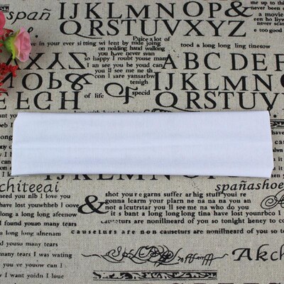 Womens Elastic Hair Bands Solid Color Headband Turban Makeup