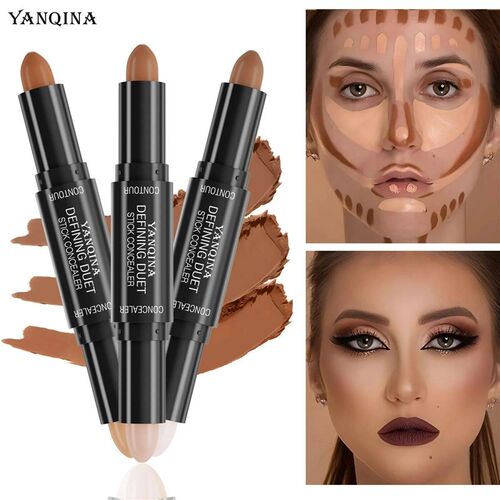 Contour  Duo, Double-Ended Highlight and Shadow Cream, Water