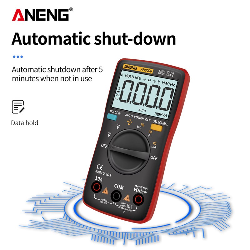 ANENG AN8000 Multimetry Professional Digital Multimeter Test图片