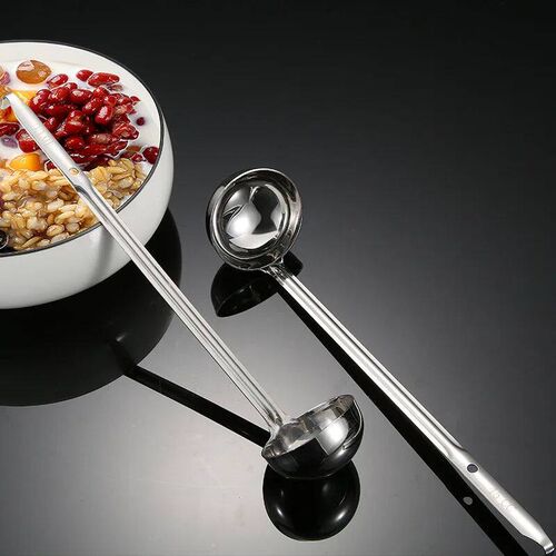 New Chinese Long Handle Ramen Spoon Hot Pot Soup Ladle Stain