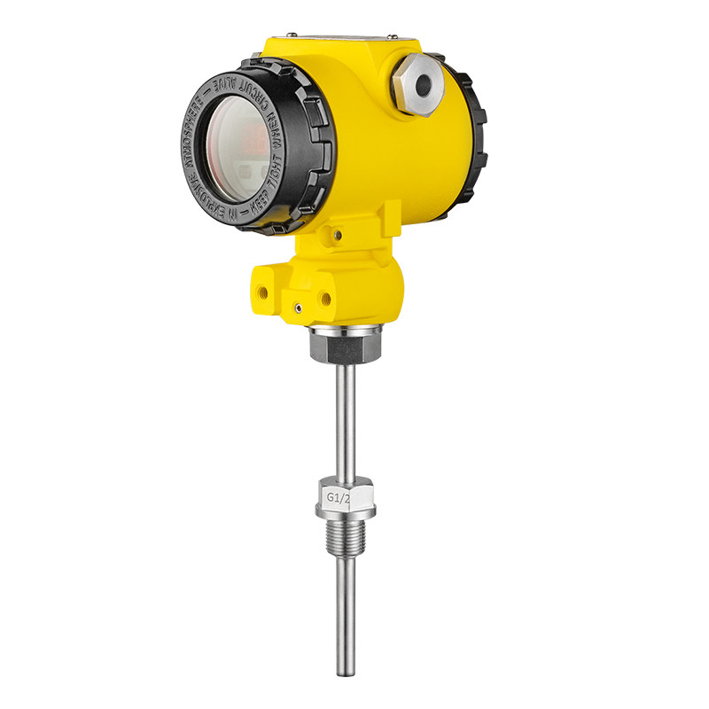 高精度防爆一体化温度变送器带数显85热电阻PT100-20m传感器