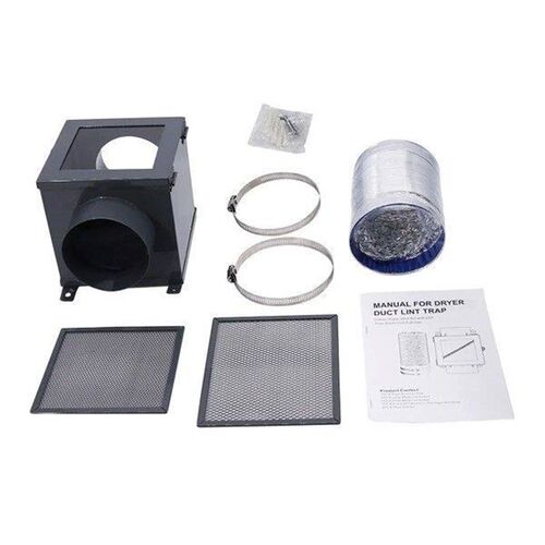 TYMQ Dryer Duct Lint Trap, Indoor Dryer Vent Kit with Dryer