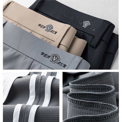Summer Business Casual Pants Mens ress High Stetch Straight