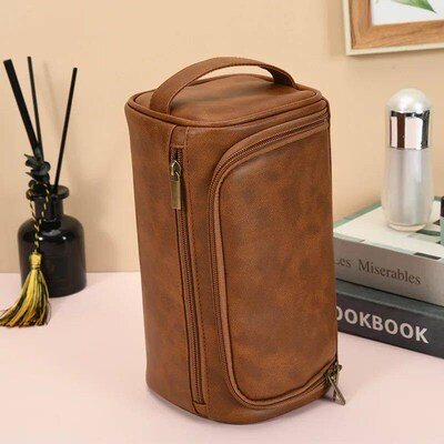 Men Vintage Luxury Toiletry Bag Travel Necessary Business Co