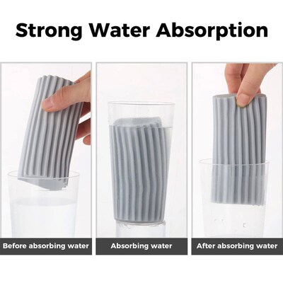 1/3/6 Pack Damp Duster Sponge Portable Clean Brush Duster Se