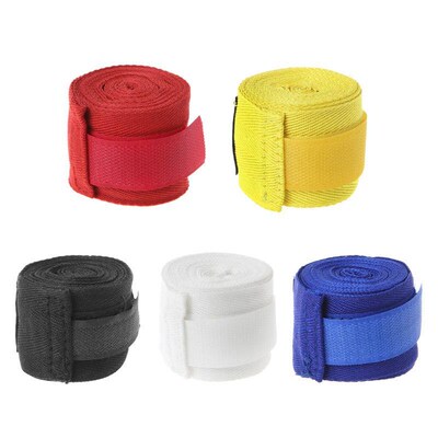 OOTDTY Cotton Boxing Bandage Wrist Wraps Combat Protect Boxi