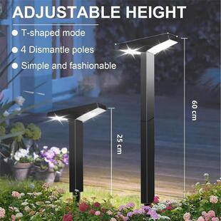 1/4 Pack Solar Pathway Lights Outdoor Solar Lights IP65 Wate