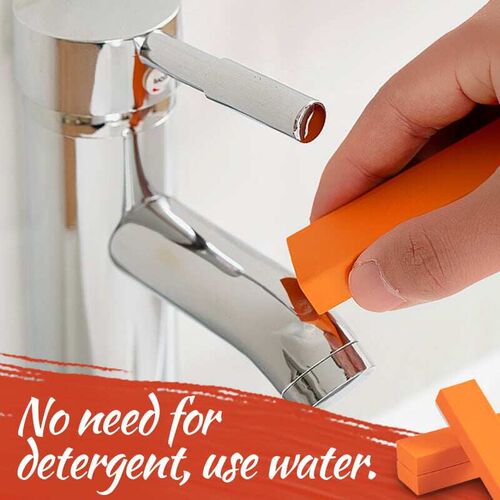 1PC Easy Limescale Eraser Bathroom Glass Rust Remover Rubber