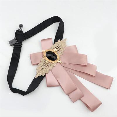 Women Solid  Bow Tie Gorgeous Vintage Chic Bowtie Elegant Je