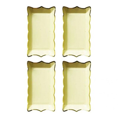 Rectangular Paper Tray Disposable Cake Fruit Tray Barbecue P