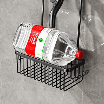 Convenient Toilet Shower Rack  No Drilling浴室淋浴头置物架