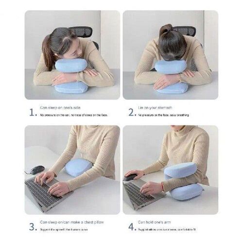 Memory Cotton Lie-prone Nap Pillow Ergonomic Arm Comfort