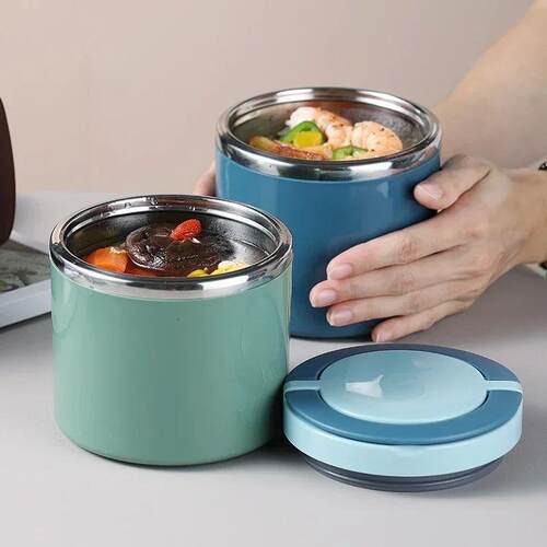 Stainless Steel Food Thermal Jar Vacuum Cup Soup Bowl Lunch