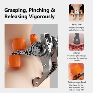 Massage Seat, Shiatsu Cushion Back Massager Heat Function Vi