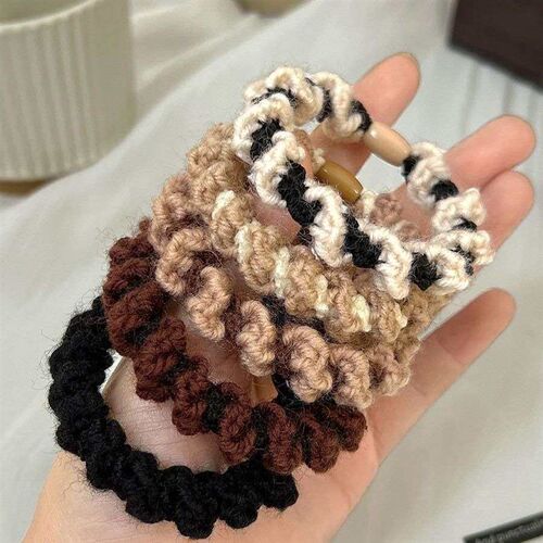 High-elastic wool hair ring does not hurt hair hair rope hea