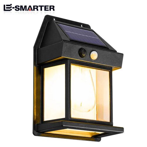 Motion Sensor Solar Tungsten Night Lamp Intelligent Wall Lam
