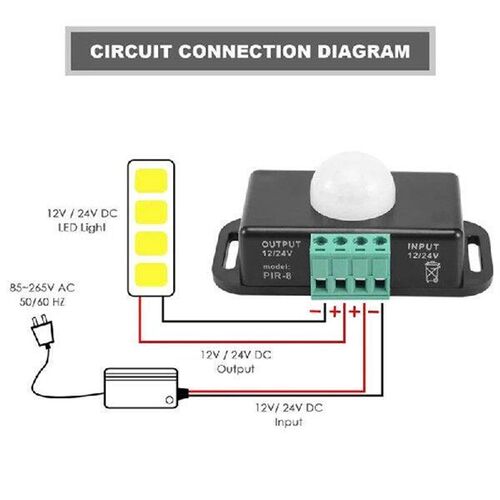 【Hot Cake】Motion Sensor Switch, 12V 24V PIR Sensor LED