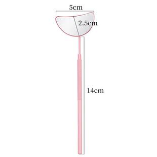 1 Pc Grafting False Lash Checking Mirror Stainless Steel Mat
