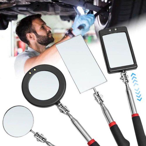 Auto Repair Universal Inspection Mirror Telescopic Underbody