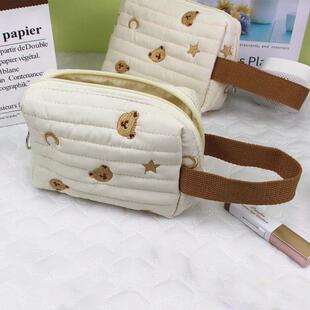 Portable Stroller Nappy Bag Quilted Baby Diaper Caddy Organi