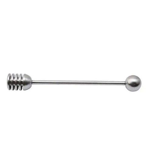 Honey Spoon Stainless Steel Straight Handle With Round Bead