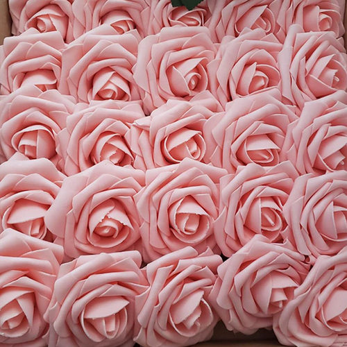 10/20/30 Heads 8CM Artificial PE Foam Rose Flowers Bride Bou