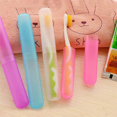 1 Pcs New rendy Travel Hiking Camping Toothbrush Protect Hol