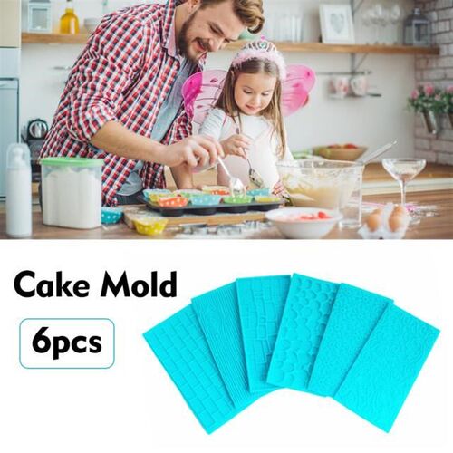 Fondant  Mat Set, 6pcs Silicone Mold  Cake Decor Tools,Tree