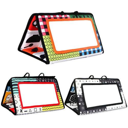 Foldable Crib Toy Activity Soft Book For Toddlers Tummy