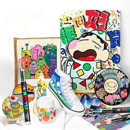 12/24/36/48Colors/set Acrylic Marker Pen Paint Brush Pen Pai