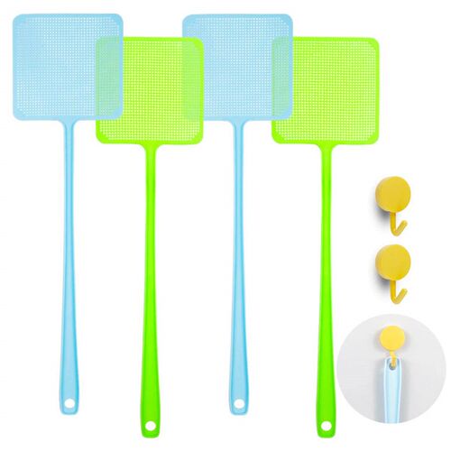 5pcs Flyswatter Palm Shaped Plastic Fly Swatters Mosquito