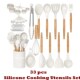 Spatula Silicone Utensils Kitchen Set Cooking